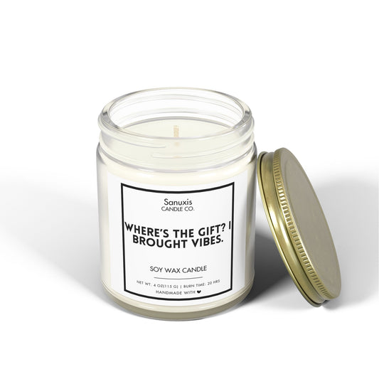 Vibe Bringer Candle – Funny Party Gift | Soy Wax